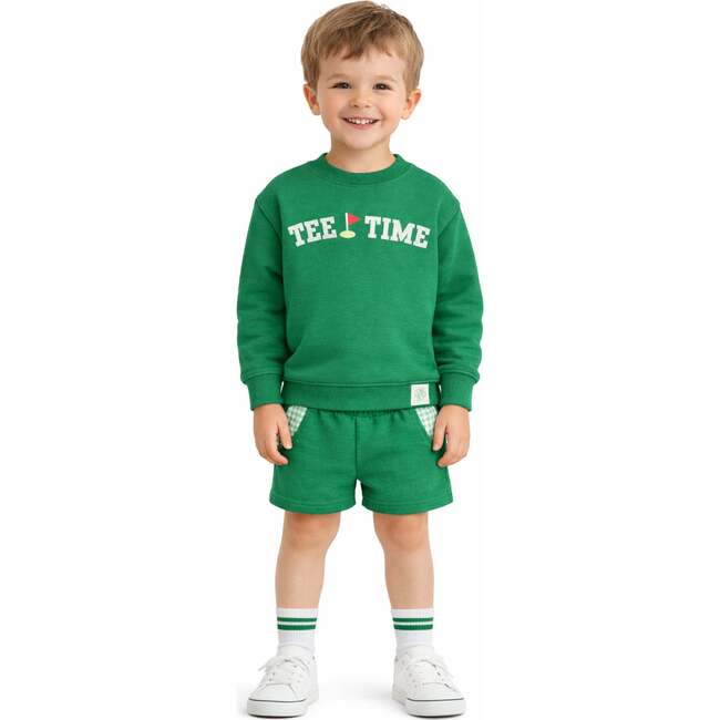 Seersucker Pocket Short, Green