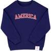 America Sweatshirt, Navy - Sweatshirts - 1 - thumbnail