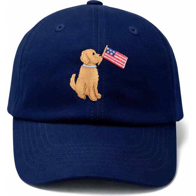 American Dog Baseball Hat, Navy