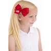 American Flag Hair Bow, Red - Hair Accessories - 2