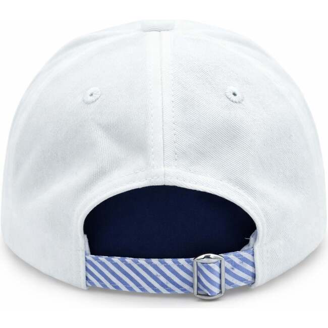 American Flag Baseball Hat, White - Hats - 3