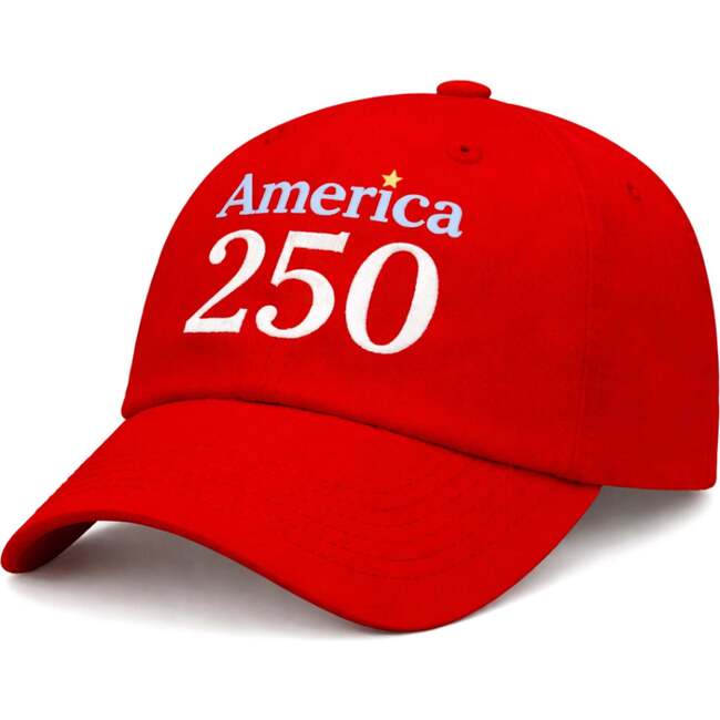America 250th Baseball Hat, Red