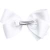 American Flag Hair Bow, White - Hair Accessories - 5