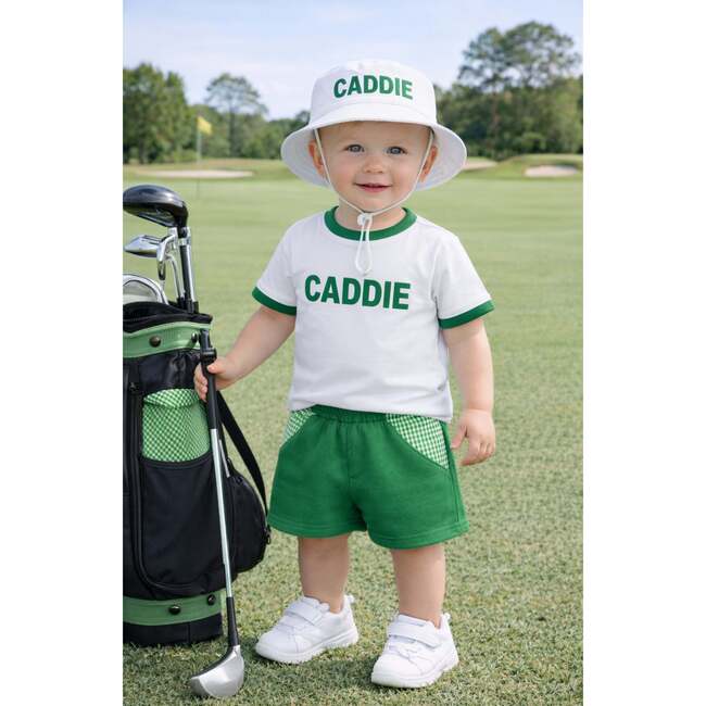 Seersucker Pocket Short, Green - Shorts - 4