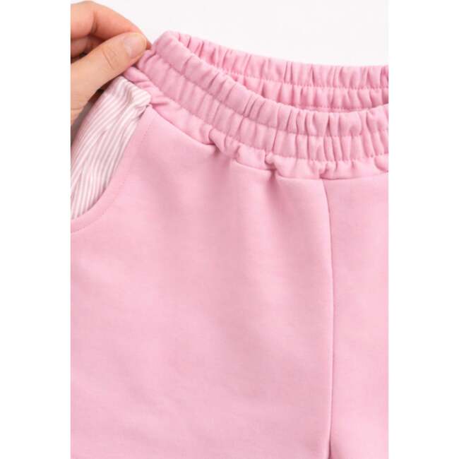 Seersucker Pocket Short, Pink - Shorts - 3