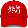 America 250th Baseball Hat, Red - Hats - 3