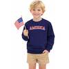 America Sweatshirt, Navy - Sweatshirts - 4