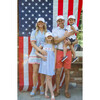 American Flag Baseball Hat, White - Hats - 7