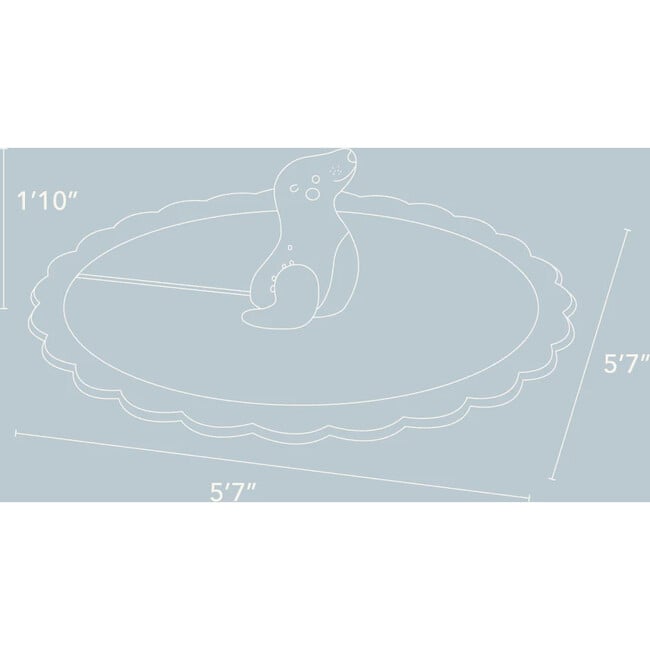 Mini Seal Splash Pad - Water Toys - 4