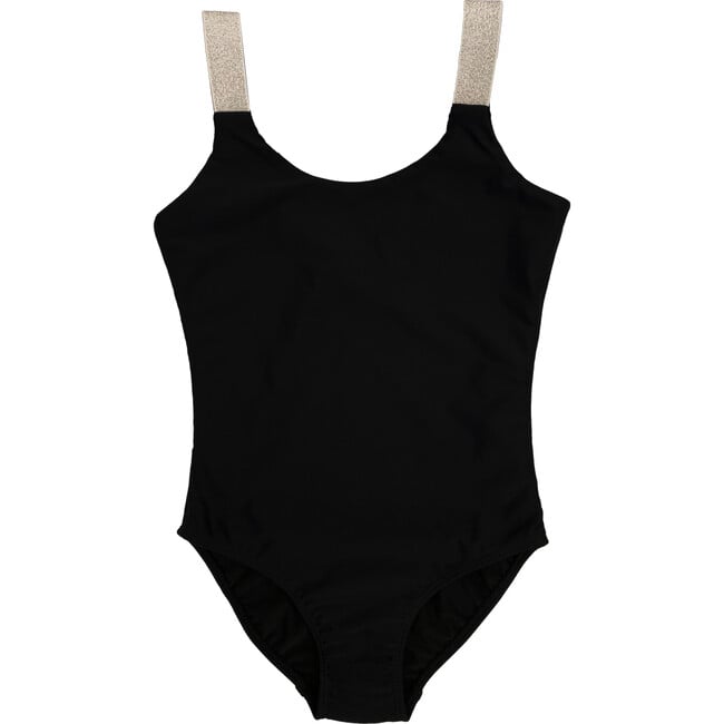 Girls Silver Strap One Piece Bathing Suit Bikini