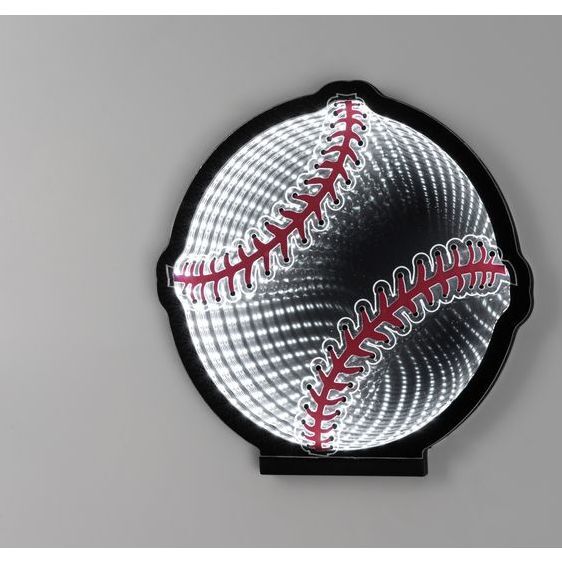 Neon Art Infinity Lights Wall & Desk Sign-Baseball