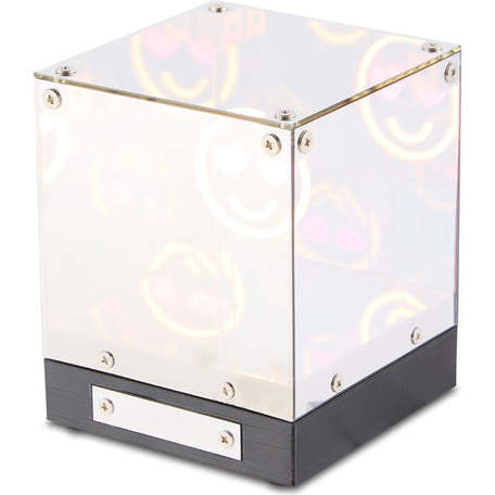 LED 3D Mirror Cube-Smile - Lighting - 3