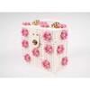 By Jenna Lee Beaded White Straw Daisy Bag, Pink Paradise - Bags - 3 - thumbnail