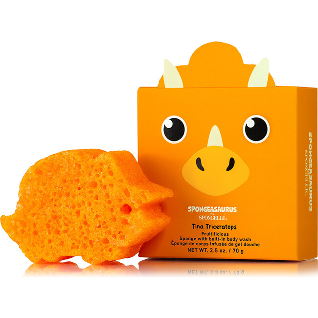 SPONGEASAURUS COLLECTION TINA TRICERATOPS, ORANGE