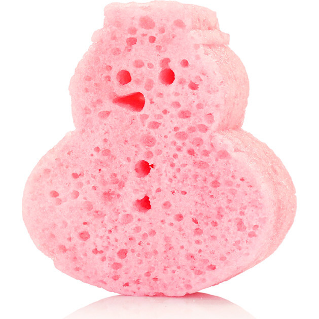 Snowman Body Wash Infused Buffer, White Rose