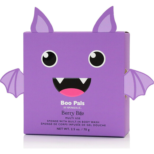 Boo Pals Body Wash Infused Buffer Bat, Vanilla Bite