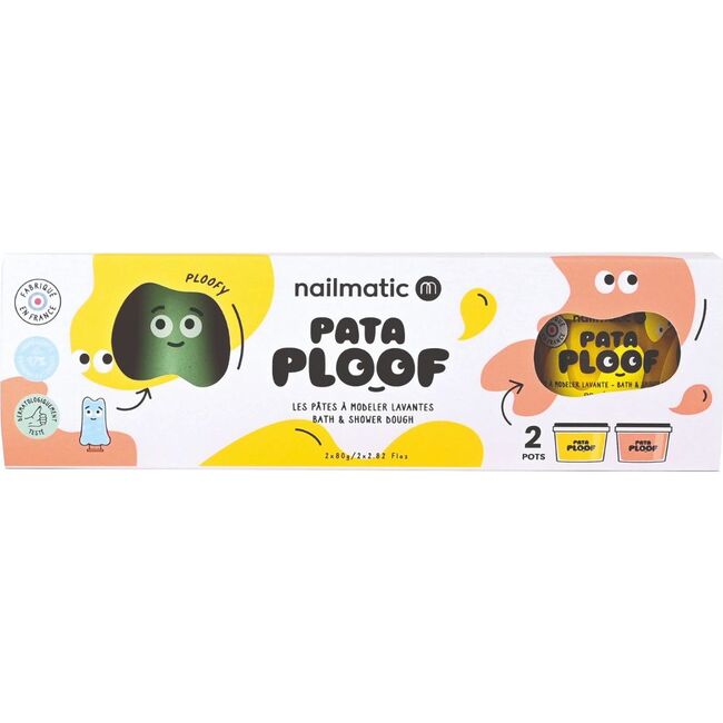 Pataploof Set of 2 & Ploofy Friend, Yellow & Orange