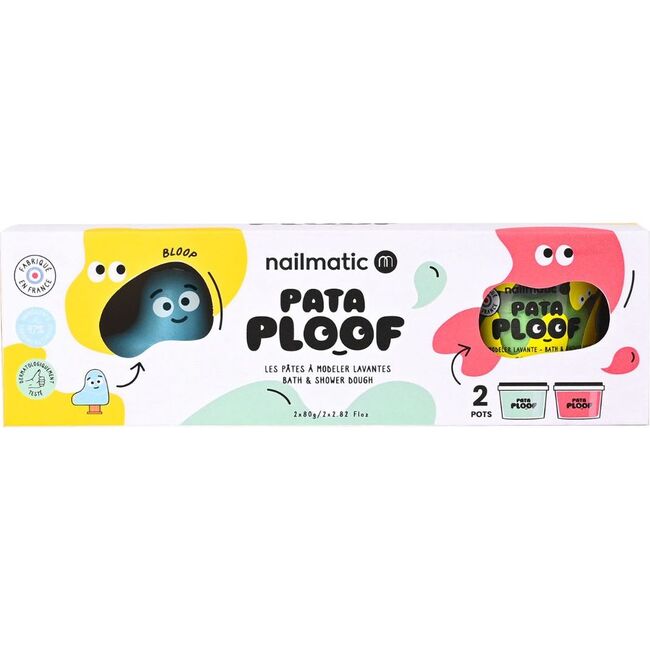 Pataploof Set of 2 & Bloop Friend, Green & Red