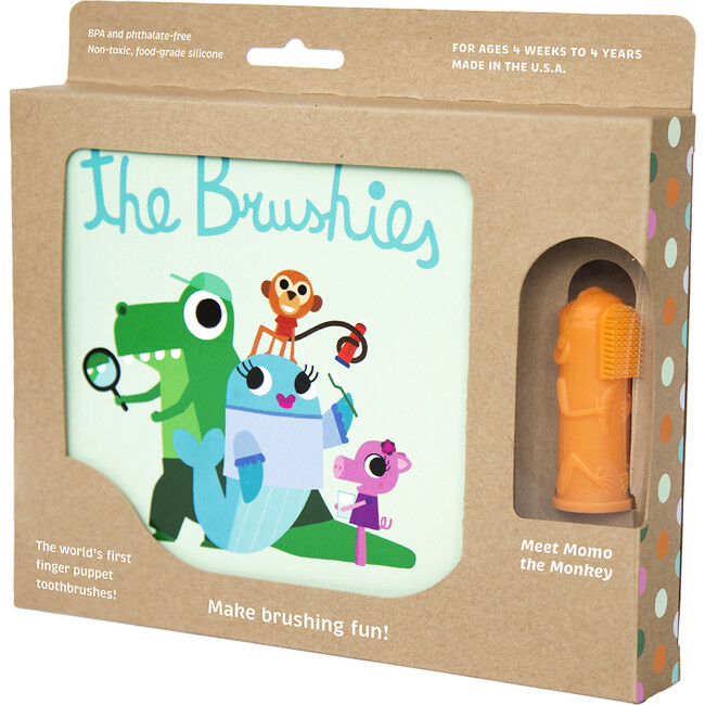 Momo the Monkey Toothbrush with Book