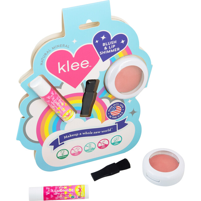 Honey Pink Buzz Blush and Lip Shimmer Set