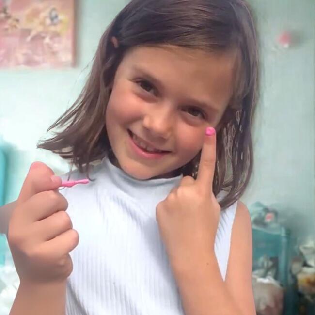 Starry Sky Kiss 3-Piece Water-Based Nail Polish Set - Nails - 6