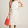women's white linen wrap skirt - Skirts - 2 - thumbnail