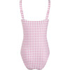 women's blush gingham one piece - One Pieces - 3 - thumbnail