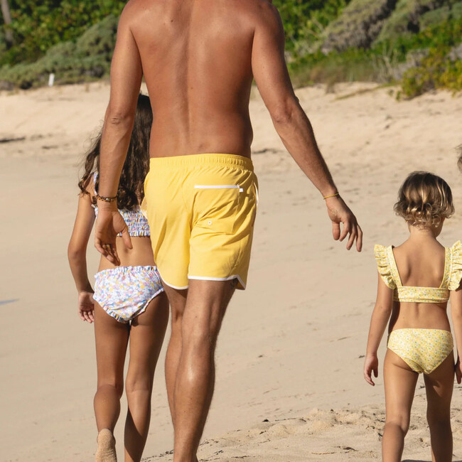 men's soleil yellow boardie