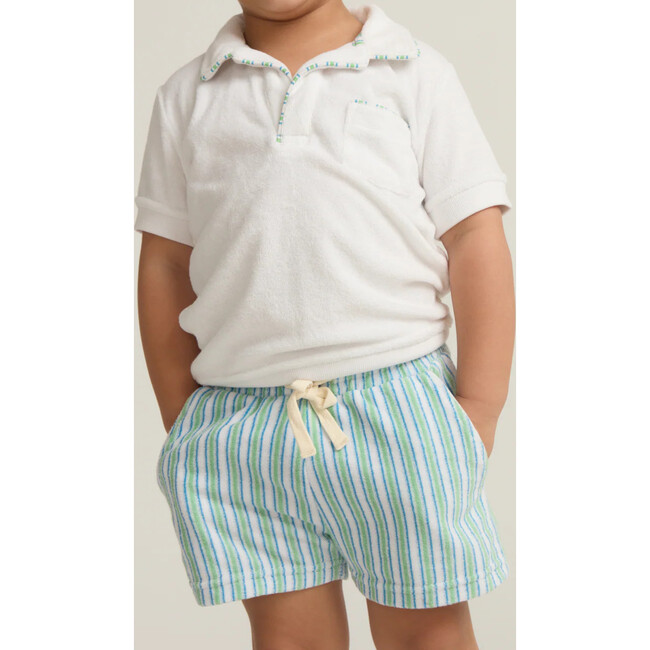 boys tamarin stripe french terry short