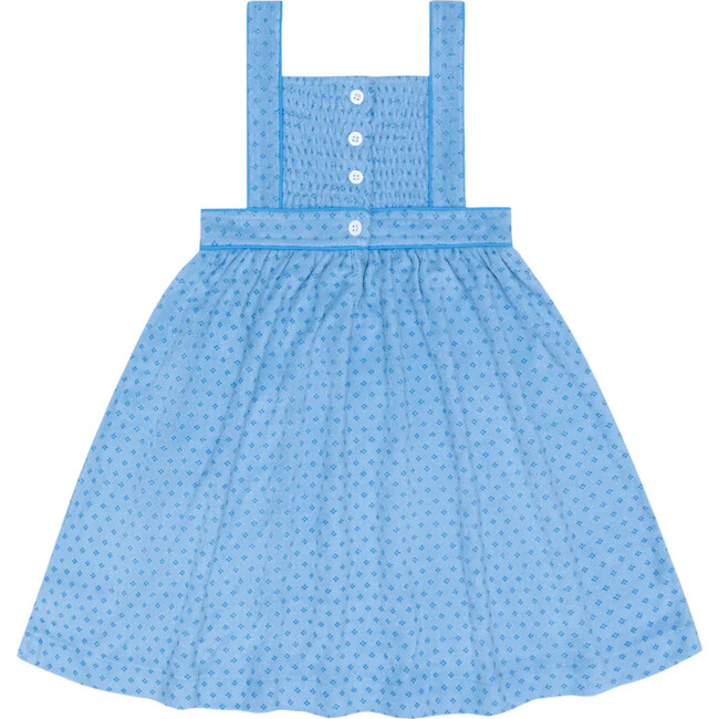 girls le marin dot french terry bib dress