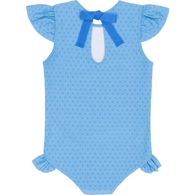 girls le marin dot ruffle cap sleeve one piece