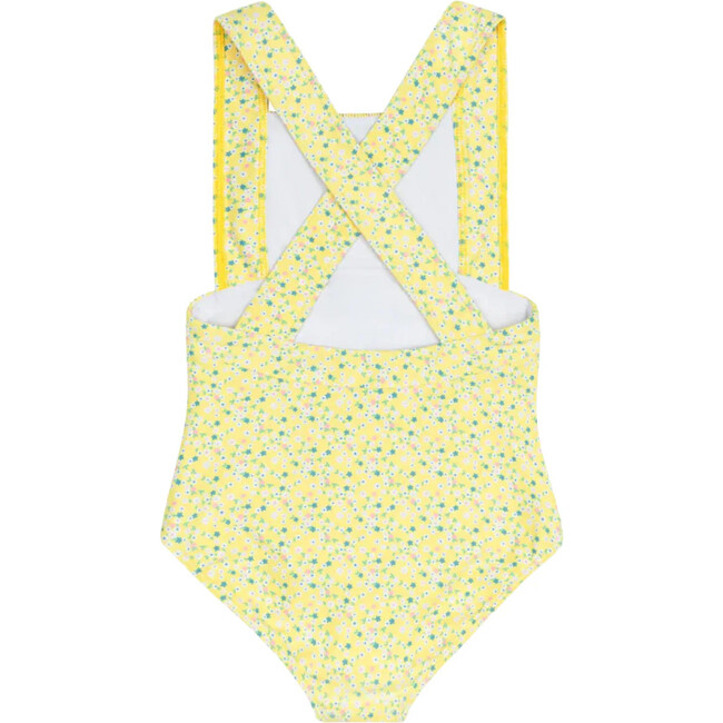 girls petite fleur smocked bib one piece