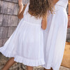 girls shell white simple dress - Dresses - 3