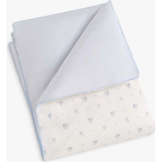 Ditsy Floral, Baby Duvet Set, Blue