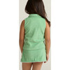 girls gustavia green french terry tennis tank top and skort set - Mixed Apparel Set - 3