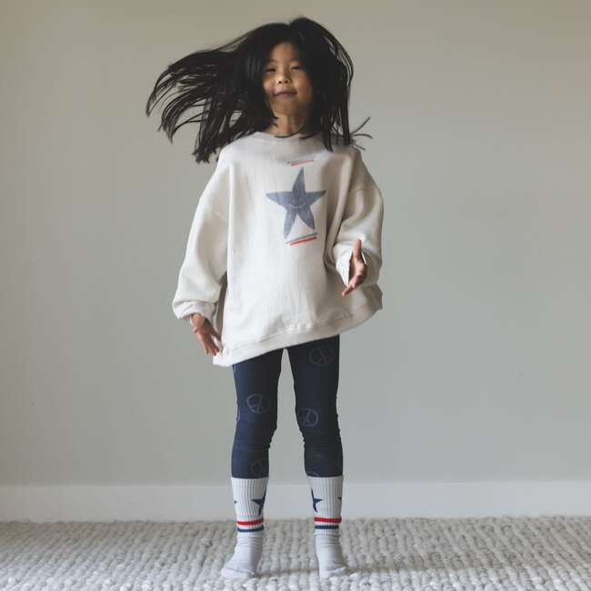 Socks,  Blue Star Dove