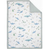 Toddler Cotton Muslin 3-Piece Bedding Set, Whales - Duvet Sets - 2 - thumbnail