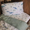 Toddler Cotton Muslin 3-Piece Bedding Set, Whales - Duvet Sets - 7 - thumbnail