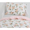 Toddler Cotton Muslin 3-Piece Bedding Set, Watercolor Roses - Duvet Sets - 6 - thumbnail