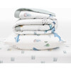 Toddler Cotton Muslin 3-Piece Bedding Set, Whales - Duvet Sets - 8 - thumbnail