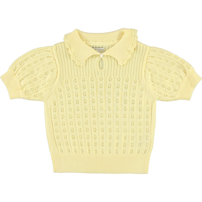 Summer Sweater, Butter Yellow Knit
