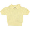 Summer Sweater, Butter Yellow Knit - Sweaters - 1 - thumbnail