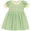 Tilia Dress, Green Gingham - Dresses - 1 - thumbnail