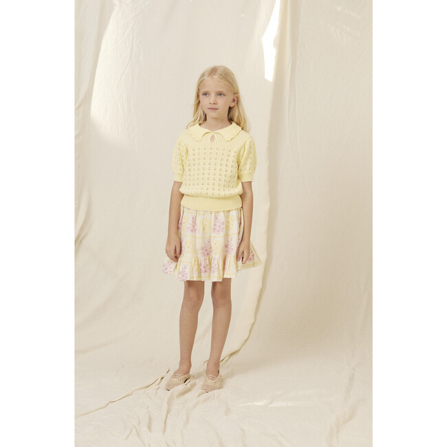 Summer Sweater, Butter Yellow Knit