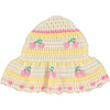 Paloma Sunhat, Cherry Stripe - Sun Hats - 1 - thumbnail