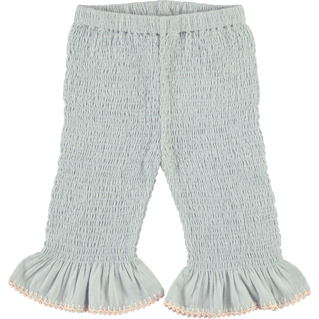 Maya Smocked Shorts, Cloud Blue