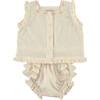 Luna Baby Set, Antique Lace - Mixed Apparel Set - 1 - thumbnail