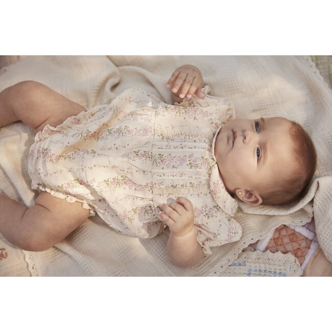 Irene Romper, Floral stripe