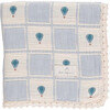 Balloon Blanket, Blue Balloon Patchwork - Blankets - 1 - thumbnail