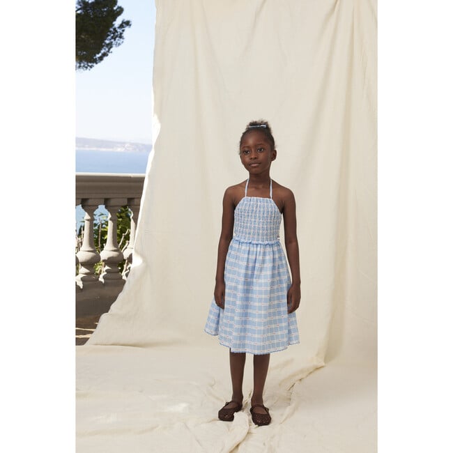 Ida Dress, Signature floral check